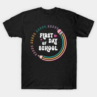 Welcome Back To School First Day Of School Students Teachers T-Shirt